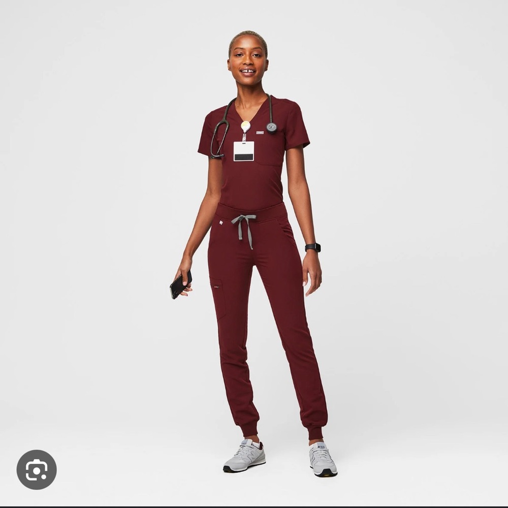 Figs Burgundy 4 piece bundle! L/LP